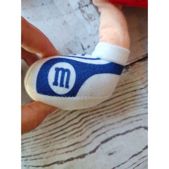 Vintage 1987 M&M's Mars Inc Fun Friend Red M&M Plush Stuffed 12” Toy no tags - Picture 5 of 7